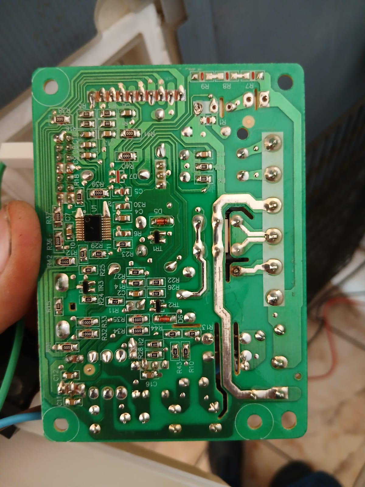 Reparo de placa eletrônica de controle