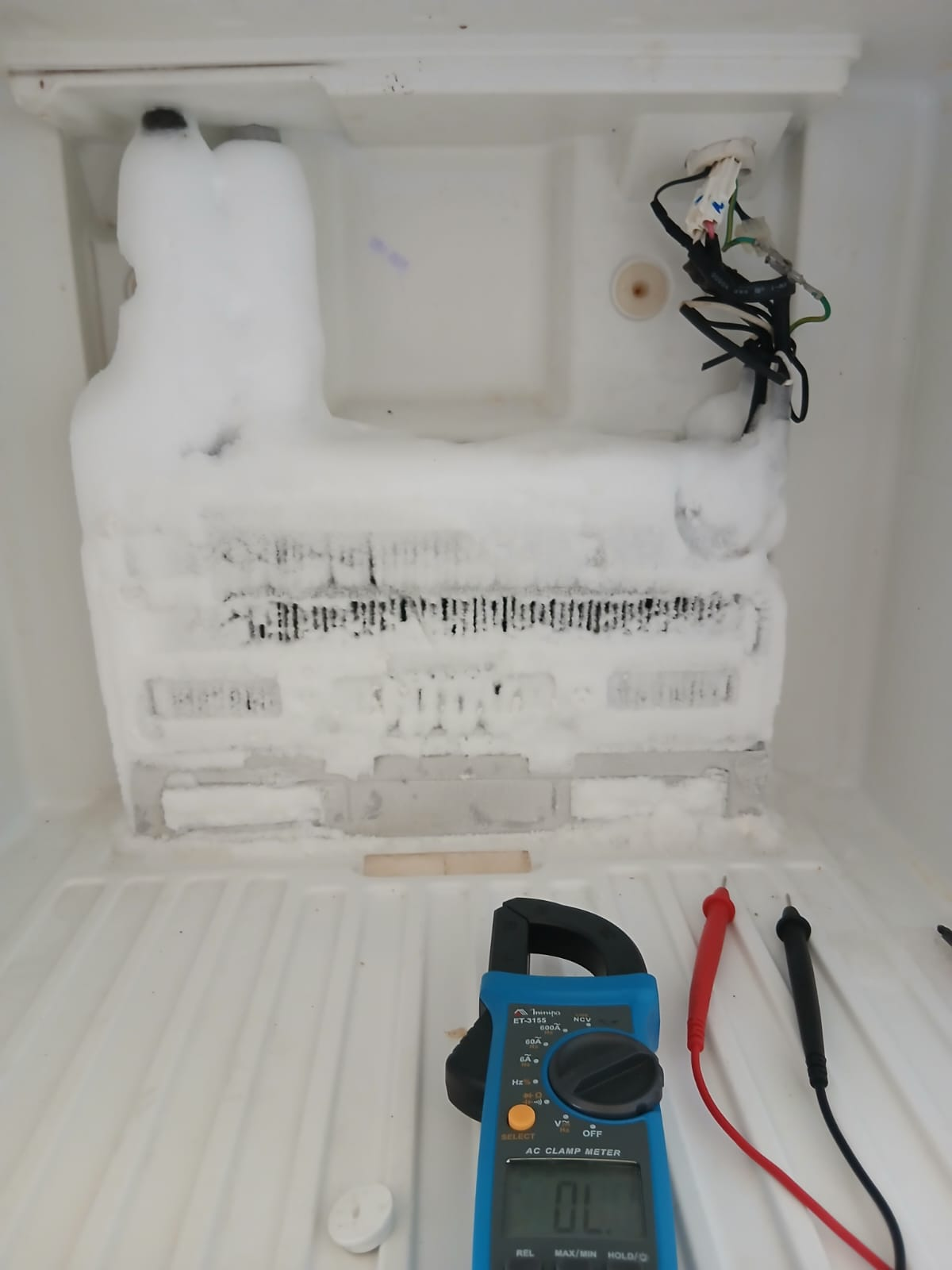 Congelamento anormal — análise técnica em freezer